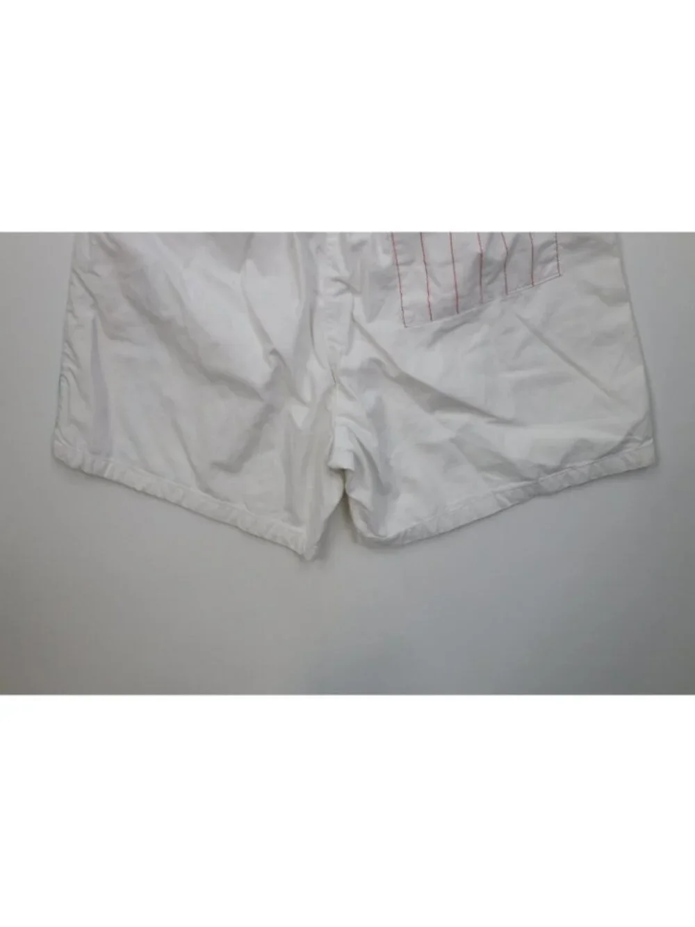 Vintage 90s Streetwear Mens Large Striped Color Block Above Knee Shorts USA